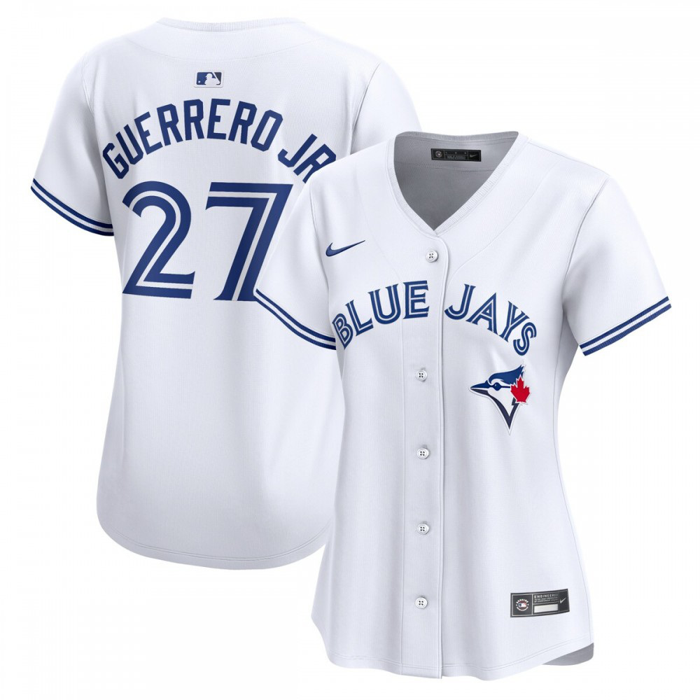 Vladimir Guerrero Jr. Toronto Blue Jays Women's Home Limited Player Jersey - White-Pro Kit Vault | Brand New 26/27 Sports Jerseys